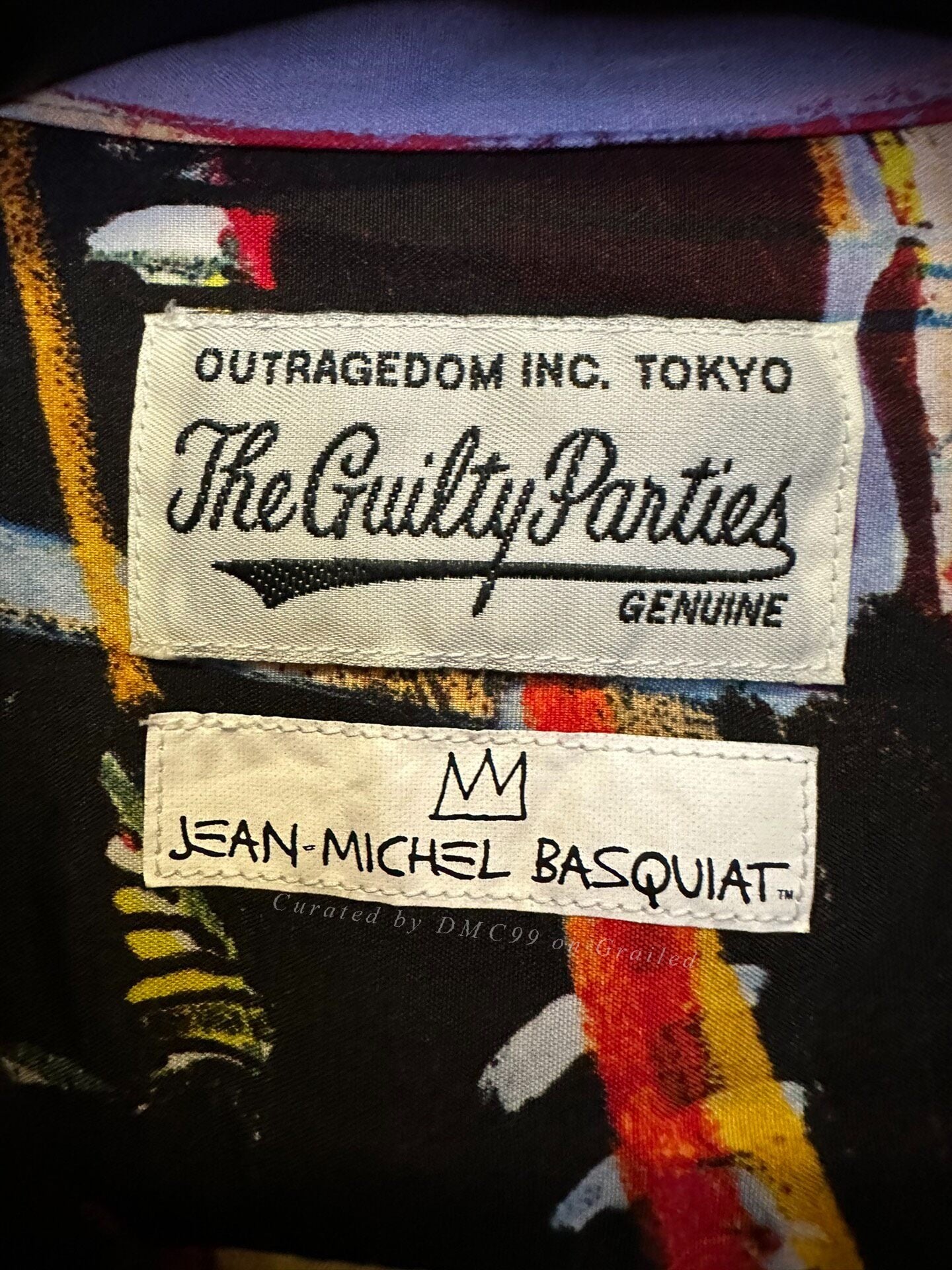 Wacko Maria BASQUIAT Graffiti Shirt