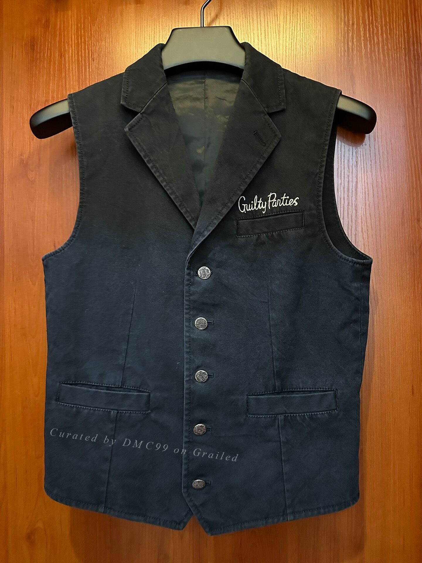 Wacko Maria Guilty Parties Black Vest