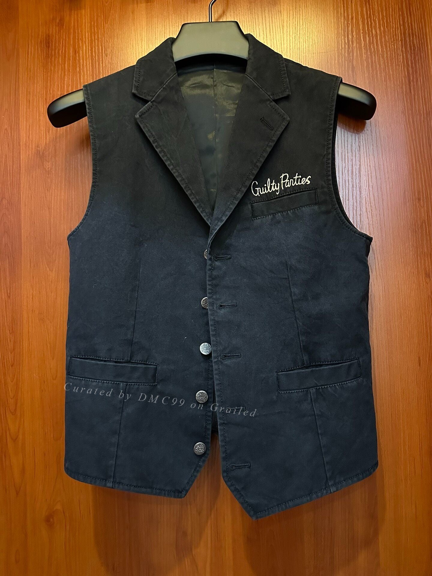 Wacko Maria Guilty Parties Black Vest
