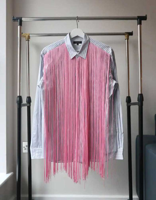 20aw-"color-resistance"-pink-tassel-shirtMen's / US M / EU 48-50 / 2WhiteNew in White, Men's / US M / EU 48-50 / 2,New