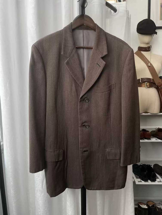 yohji-yamamoto-casual-suit-brownMen's / US M / EU 48-50 / 2BrownGently Used in Brown, Men's / US M / EU 48-50 / 2,Gently Used