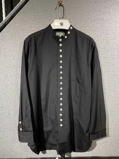 yohji-yamamoto-button-shirtMen's / US L / EU 52-54 / 3GrayNew in Gray, Men's / US L / EU 52-54 / 3,New