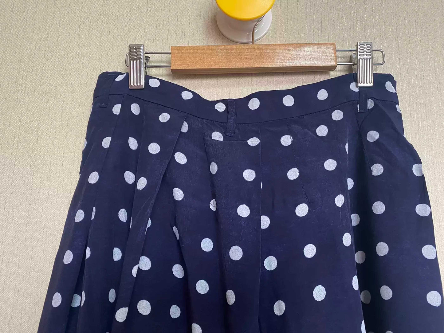 45RPM Blue Dye Dot Midi Skirt