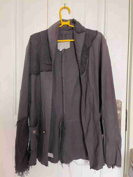 greg-lauren-cotton-and-linen-patchwork-artisan-suitMen's / US M / EU 48-50 / 2BlackGently Used in Black, Men's / US M / EU 48-50 / 2,Gently Used