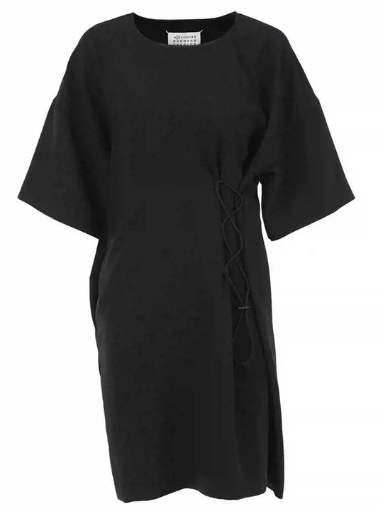 【maison-margiela】margiela-lace-up-dressWomen's / S / US 4 / IT 40BlackNew in Black, Women's / S / US 4 / IT 40,New