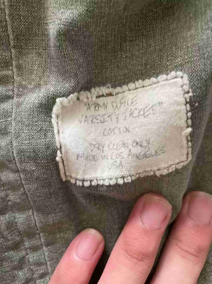 Greg Lauren 18Fw Damaged Jacket Size 2 Army Green