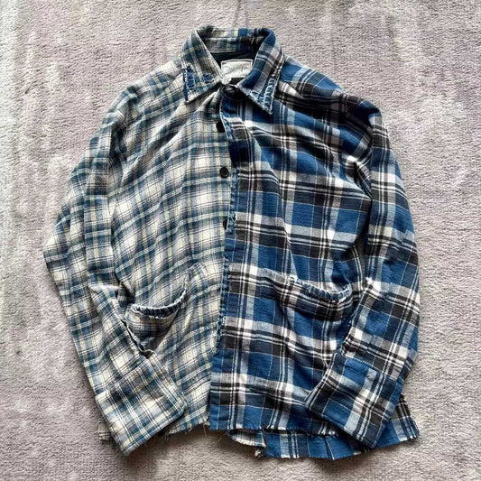 greg-lauren-long-sleeve-shirtMen's / US L / EU 52-54 / 3BlueGently Used in Blue, Men's / US L / EU 52-54 / 3,Gently Used