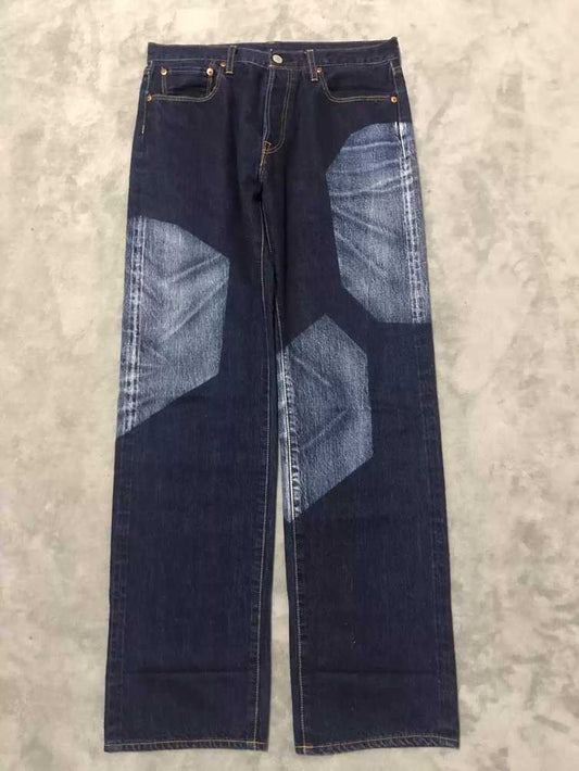 yohji-yamamoto-x-ozono-19ss-jeansMen's / US 32 / EU 48BlueGently Used in Blue, Men's / US 32 / EU 48,Gently Used