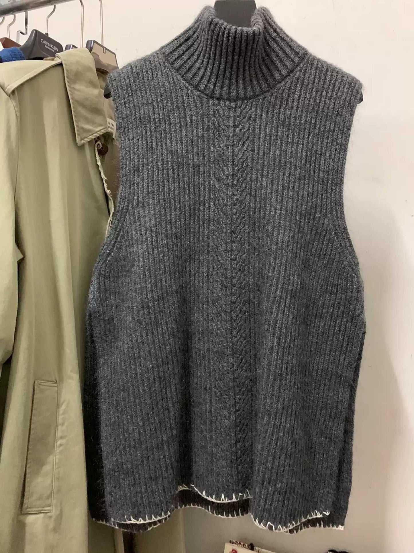【MAISON MARGIELA】AW20 sleeveless wool sweater vest