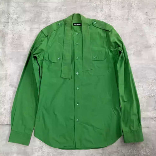 raf-simons-13aw-show-tie-shirtMen's / US S / EU 44-46 / 1GreenGently Used in Green, Men's / US S / EU 44-46 / 1,Gently Used