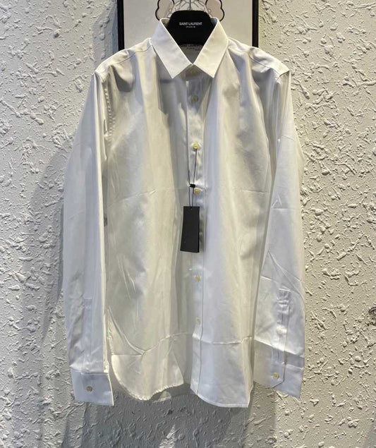 saint-laurent-white-basic-shirtMen's / US L / EU 52-54 / 3WhiteNew in White, Men's / US L / EU 52-54 / 3,New