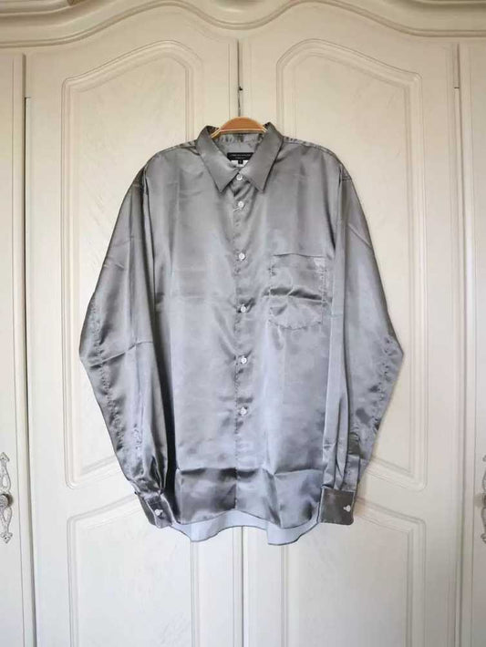 cdg-homme-plus-21ss-"metal-outlaw"-silver-shirtMen's / US M / EU 48-50 / 2GrayNew in Gray, Men's / US M / EU 48-50 / 2,New