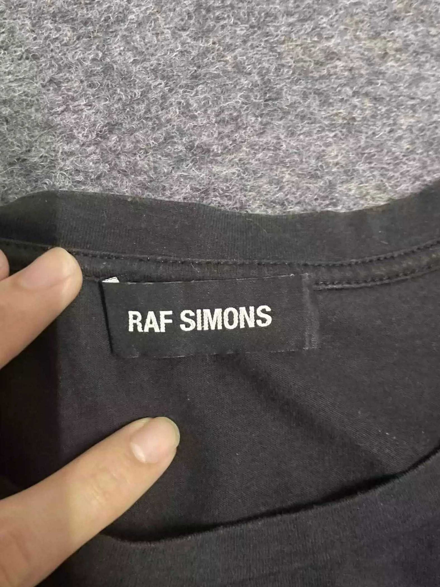 Raf simons portrait t-shirt