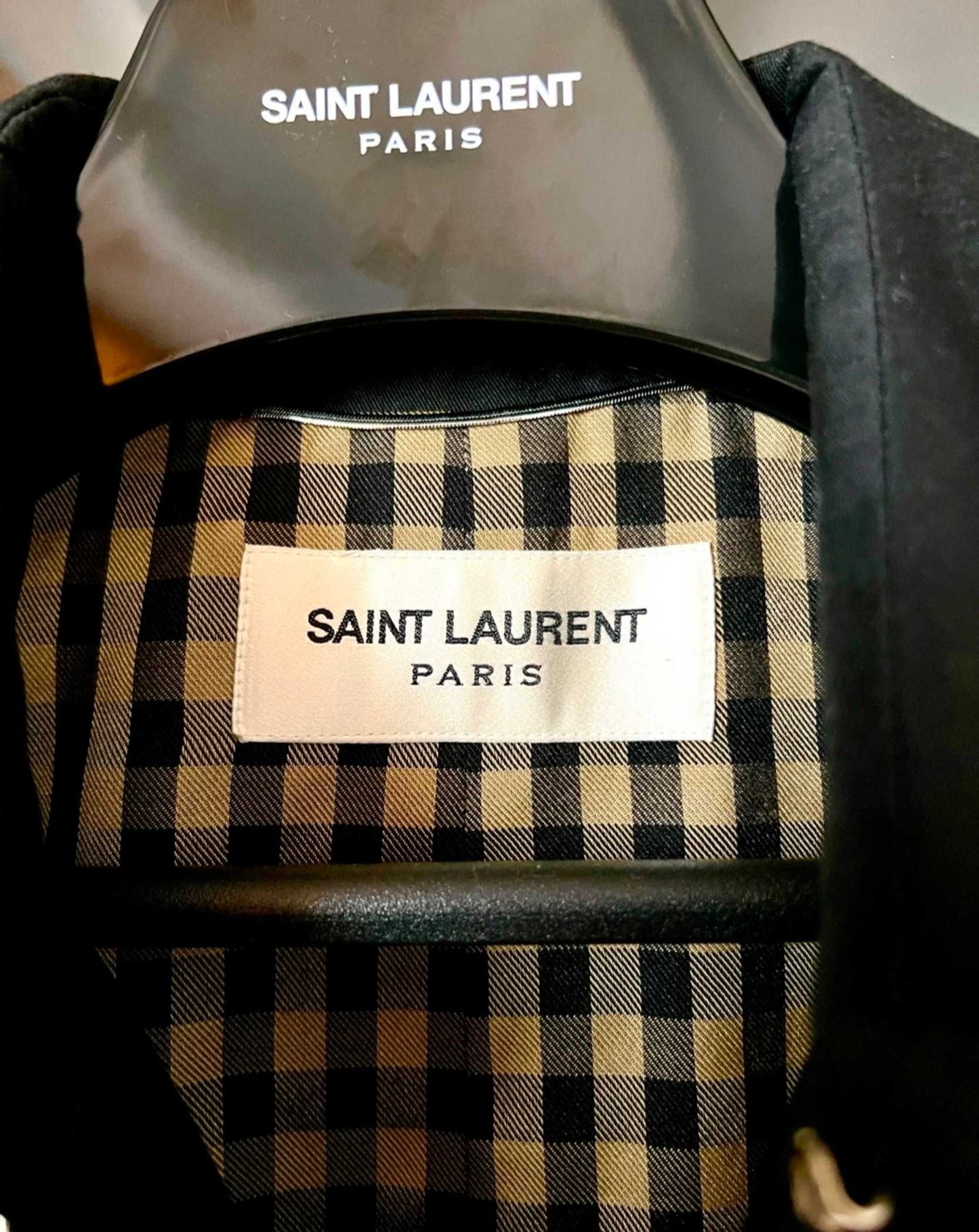 Saint Laurent Black trench coat