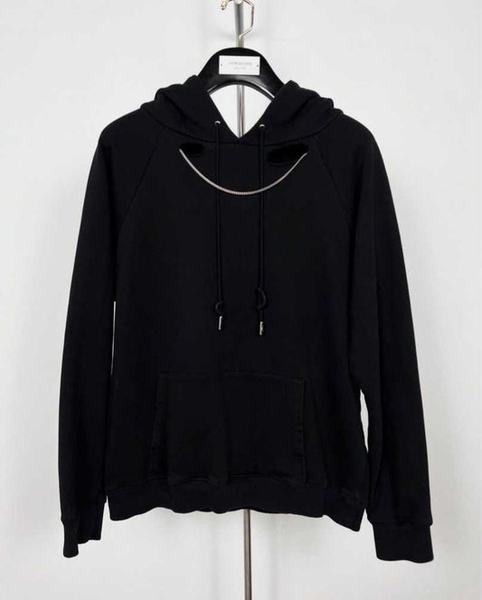saint-laurent-chain-hooded-sweatshirtMen's / US XL / EU 56 / 4BlackGently Used in Black, Men's / US XL / EU 56 / 4,Gently Used