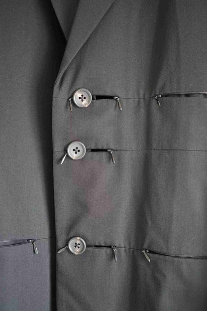 Yohji Yamamoto Zip Button Suit Coat