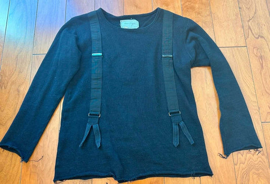 greg-lauren-strappy-knitwearMen's / US L / EU 52-54 / 3BlackGently Used in Black, Men's / US L / EU 52-54 / 3,Gently Used