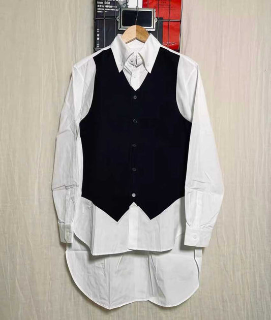 yohji-yamamoto-13aw-tuxedo-vest-shirtMen's / US M / EU 48-50 / 2BlackNew in Black, Men's / US M / EU 48-50 / 2,New