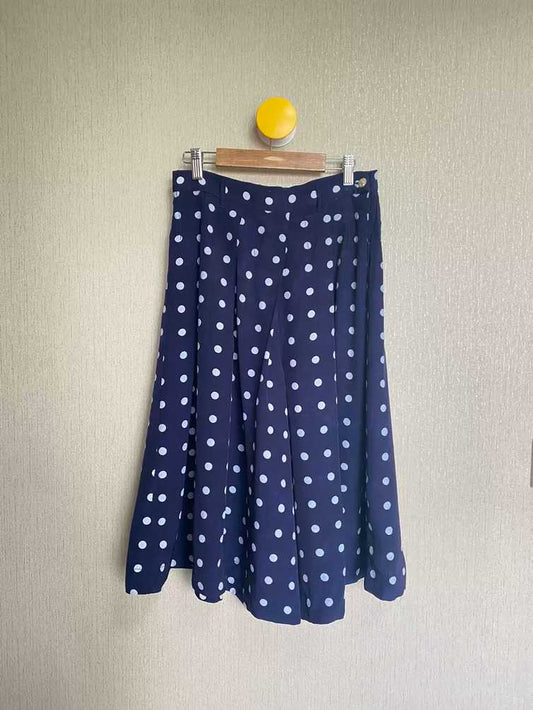 45rpm-blue-dye-dot-midi-skirtWomen's / 32" / US 10 / IT 46BlueGently Used in Blue, Women's / 32" / US 10 / IT 46,Gently Used