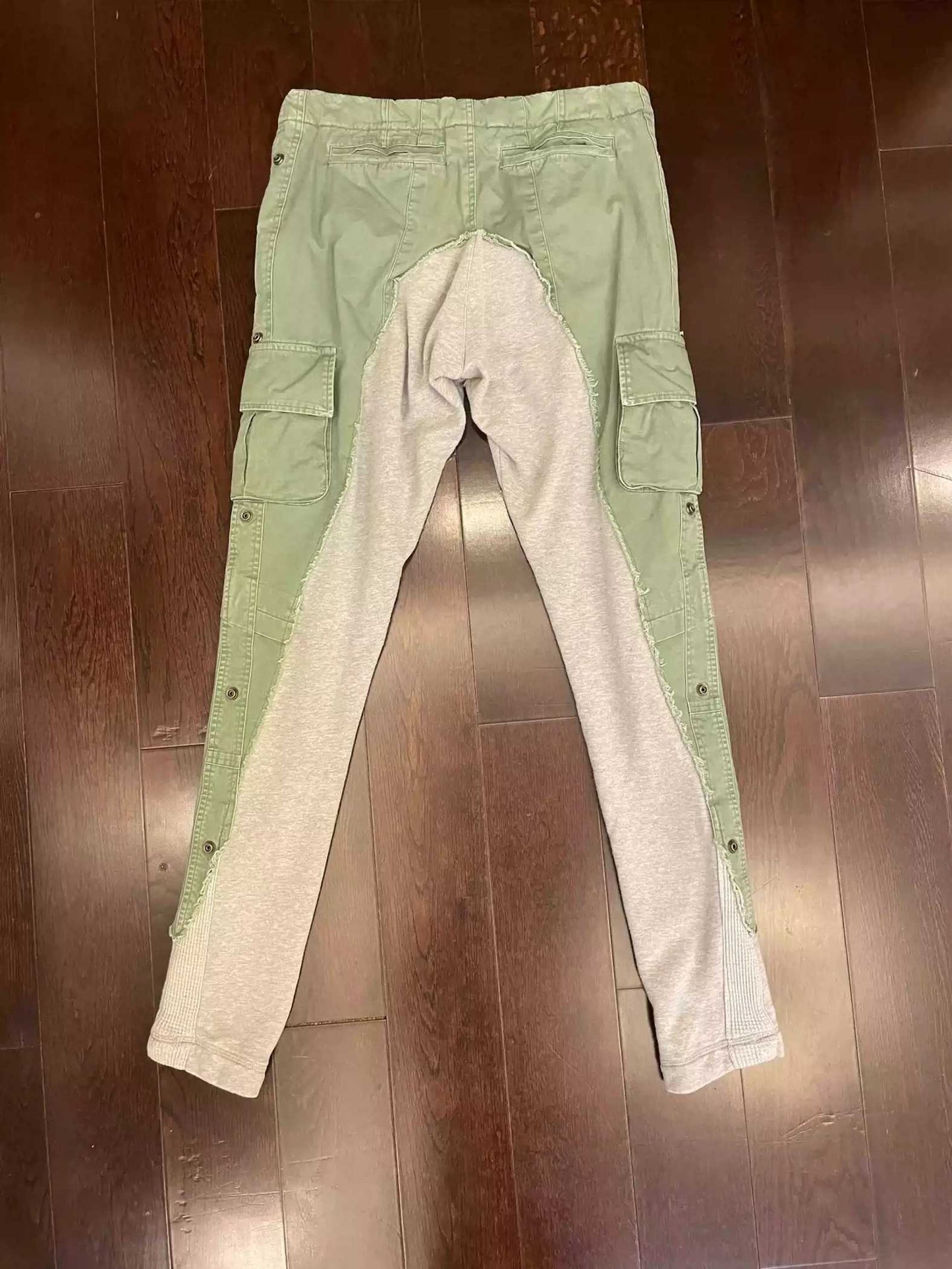greg lauren patchwork trousers