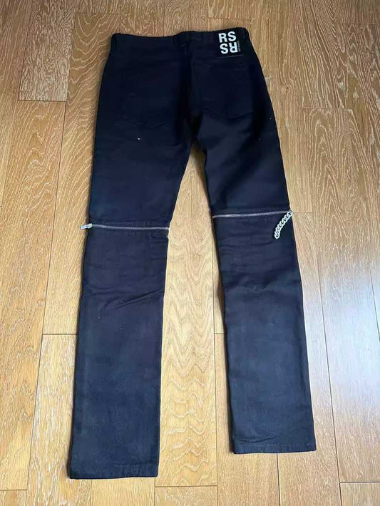 raf-simons-back-zipper-design-jeansMen's / US 28 / EU 44BlackGently Used in Black, Men's / US 28 / EU 44,Gently Used
