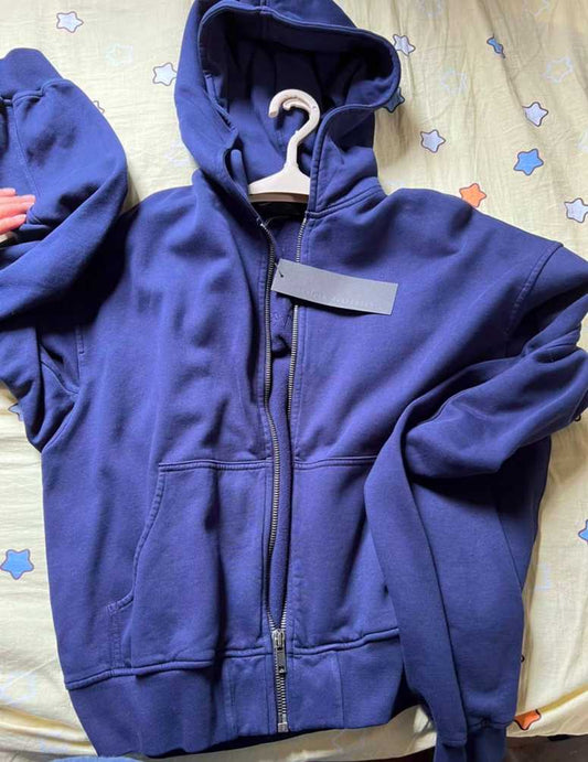 zip-hoodie-size-sMen's / US S / EU 44-46 / 1BlueGently Used in Blue, Men's / US S / EU 44-46 / 1,Gently Used