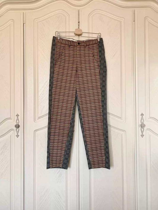cdg-homme-plus-02ss-"destruction-of-the-trad"-checked-pantsMen's / US 30 / EU 46BrownGently Used in Brown, Men's / US 30 / EU 46,Gently Used