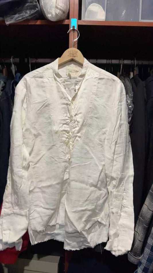 greg-lauren-white-shirtMen's / US S / EU 44-46 / 1WhiteGently Used in White, Men's / US S / EU 44-46 / 1,Gently Used