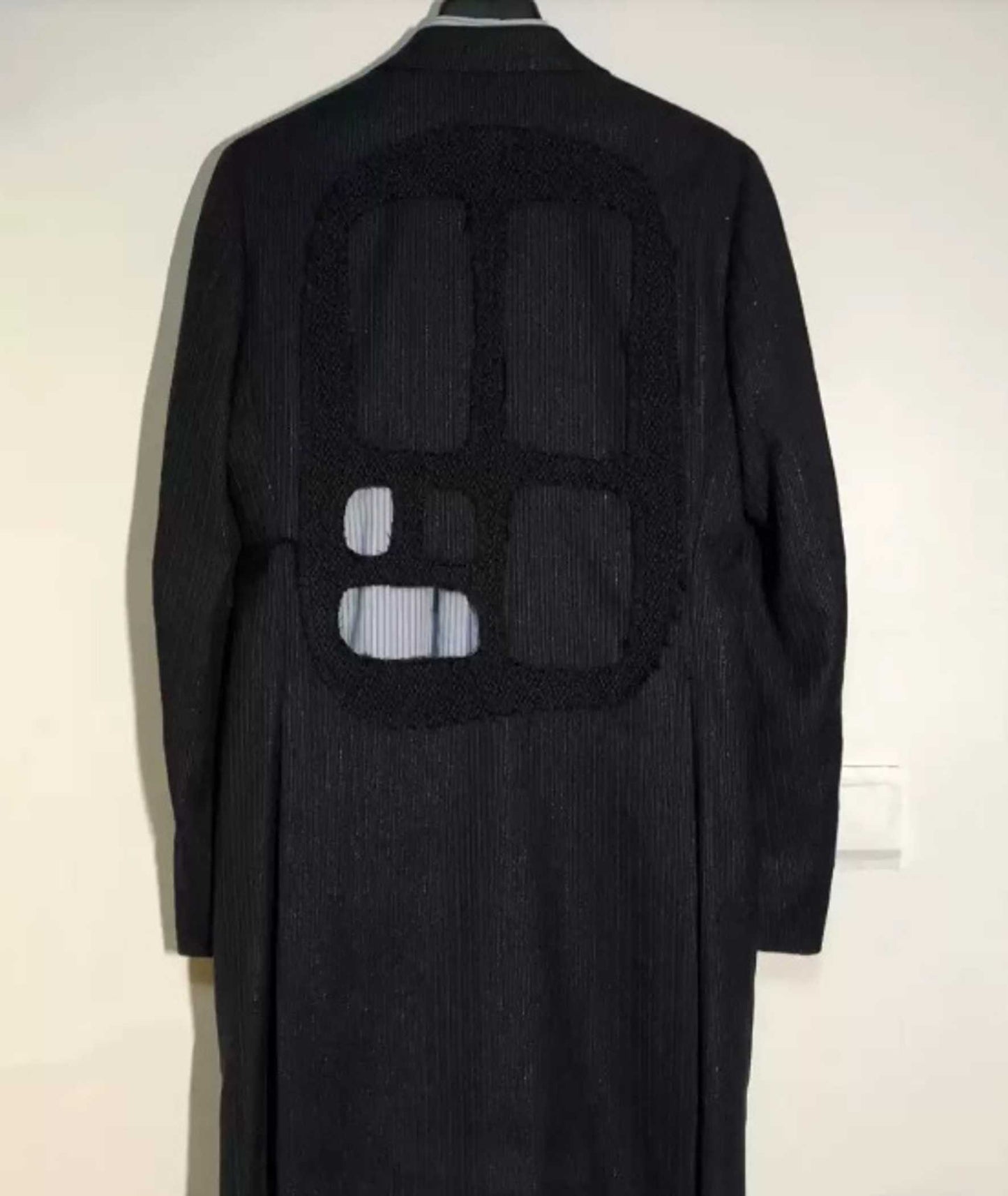 CDG Homme Plus 14AW "Holy Jacket" Hollow-Carved Suit JKT