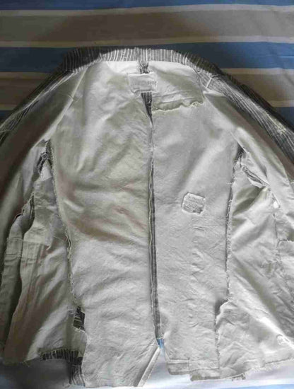 Greg Lauren Fw13 M022 NV Suit Blazer Size 2