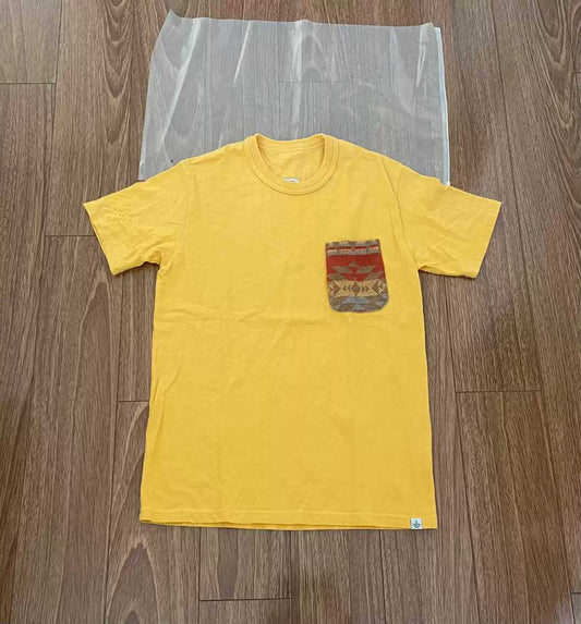 visvim-16aw-native-blanket-pocet-tee-s/sMen's / US M / EU 48-50 / 2YellowGently Used in Yellow, Men's / US M / EU 48-50 / 2,Gently Used