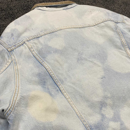 80s Storm Rider Lee Distressed Acid Wash Denim Jacket