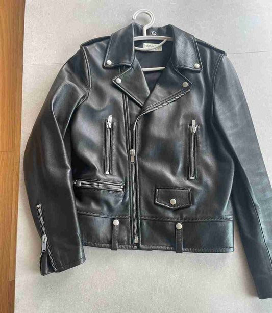 saint-laurent-classic-biker-leather-jacketMen's / US S / EU 44-46 / 1BlackGently Used in Black, Men's / US S / EU 44-46 / 1,Gently Used