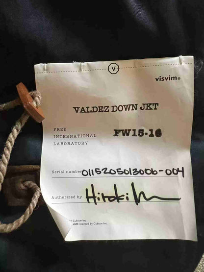 15AW Visvim Valdez Down JKT