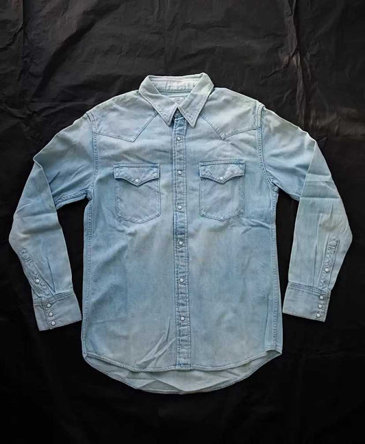 visvim-social-sculpture-shirtMen's / US M / EU 48-50 / 2BlueGently Used in Blue, Men's / US M / EU 48-50 / 2,Gently Used