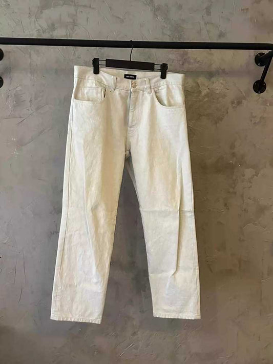 raf-simons-leather-jeansMen's / US 32 / EU 48WhiteGently Used in White, Men's / US 32 / EU 48,Gently Used