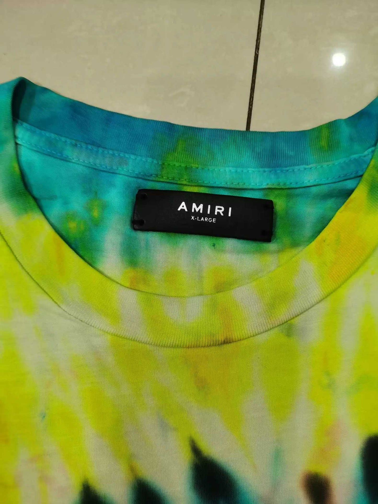 AMIRI Tie Dye Logo Tee