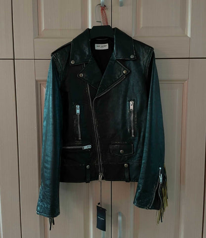 Saint Laurent L01 Tasseled leather jacket