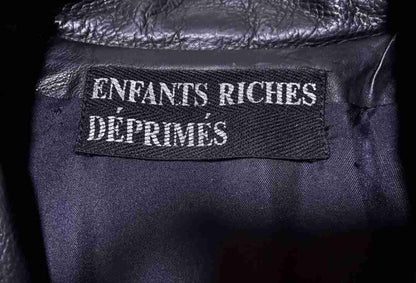 Enfants Riches DeprimesCheckerboard leather jacket