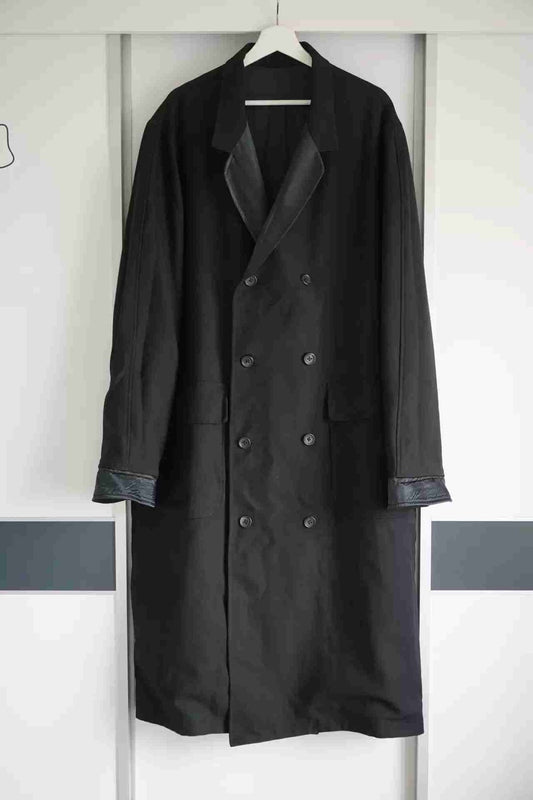 yohji-yamamoto-woolen-double-sided-coverallMen's / US M / EU 48-50 / 2BlackGently Used in Black, Men's / US M / EU 48-50 / 2,Gently Used