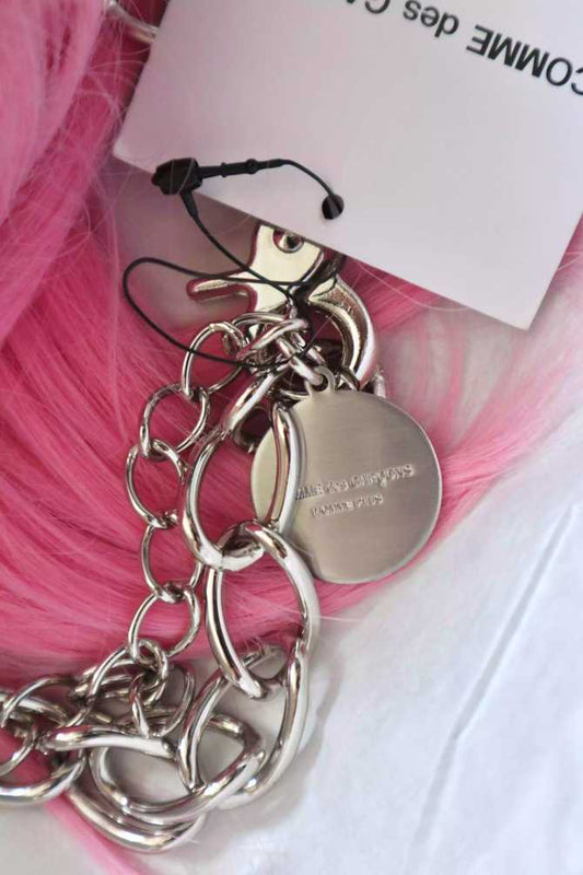 cdg-homme-plus-20aw-"coulor-resistance"-pink-wigs-necklaceONE SIZEPinkNew in Pink, ONE SIZE,New