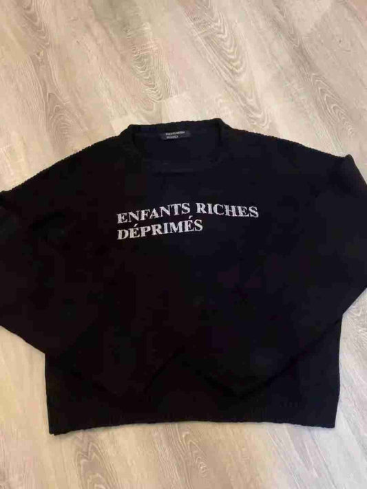 enfants-riches-deprimes-erd-classic-logo-sweaterMen's / US XL / EU 56 / 4BlackGently Used in Black, Men's / US XL / EU 56 / 4,Gently Used