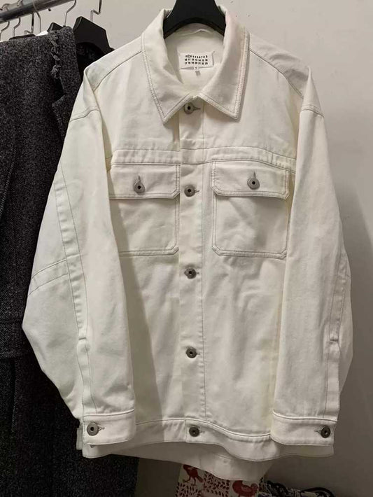 【maison-margiela】os-version-printed-jacketMen's / US S / EU 44-46 / 1WhiteGently Used in White, Men's / US S / EU 44-46 / 1,Gently Used