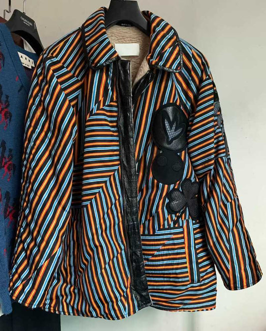 【maison-margiela】aw16-show-element-wool-cotton-jacket-jacketWomen's / M / US 6-8 / IT 42-44OrangeGently Used in Orange, Women's / M / US 6-8 / IT 42-44,Gently Used