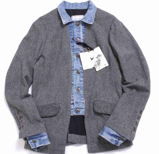 greg-lauren-suit-coat-jkt-size-2Men's / US M / EU 48-50 / 2GrayNew in Gray, Men's / US M / EU 48-50 / 2,New