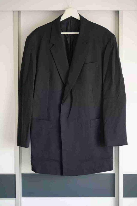yohji-yamamoto-woolen-placket-suitMen's / US S / EU 44-46 / 1BlackGently Used in Black, Men's / US S / EU 44-46 / 1,Gently Used