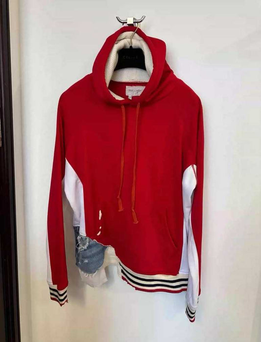 greg-lauren-hoodie-sweatshirtMen's / US L / EU 52-54 / 3RedGently Used in Red, Men's / US L / EU 52-54 / 3,Gently Used