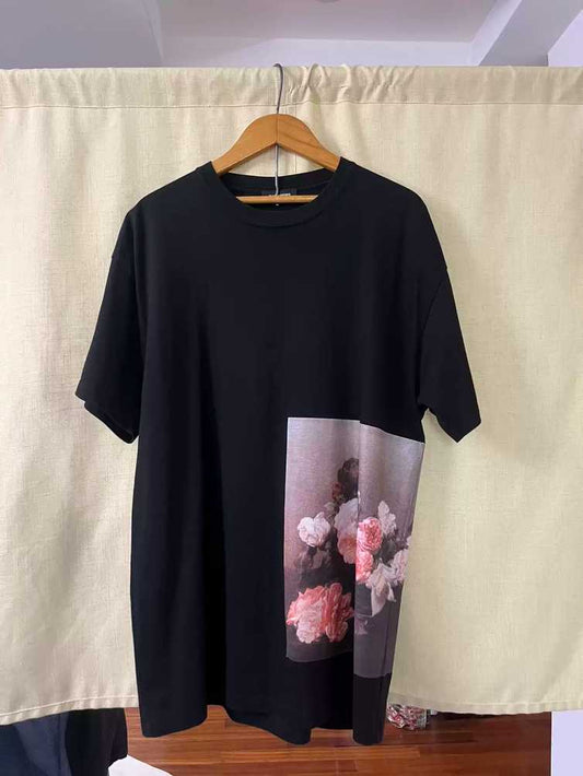 raf-simons-floral-t-shirtMen's / US S / EU 44-46 / 1BlackGently Used in Black, Men's / US S / EU 44-46 / 1,Gently Used
