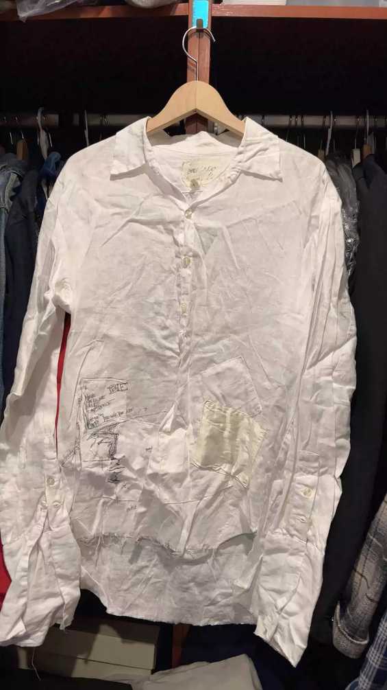 greg-lauren-shirtMen's / US S / EU 44-46 / 1WhiteGently Used in White, Men's / US S / EU 44-46 / 1,Gently Used